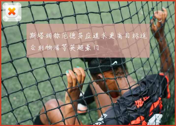 斯塔姆称范德芬应追求更高目标适合利物浦等英超豪门