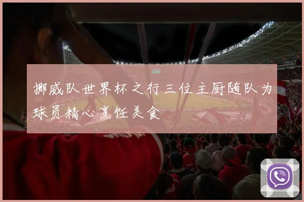 挪威队世界杯之行三位主厨随队为球员精心烹饪美食