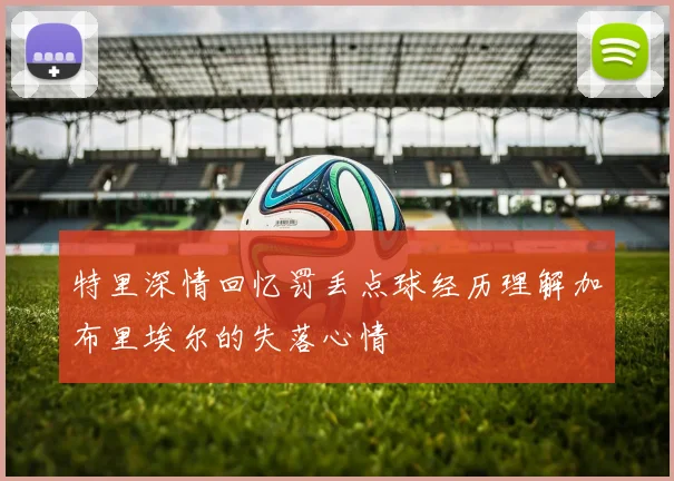 特里深情回忆罚丢点球经历理解加布里埃尔的失落心情